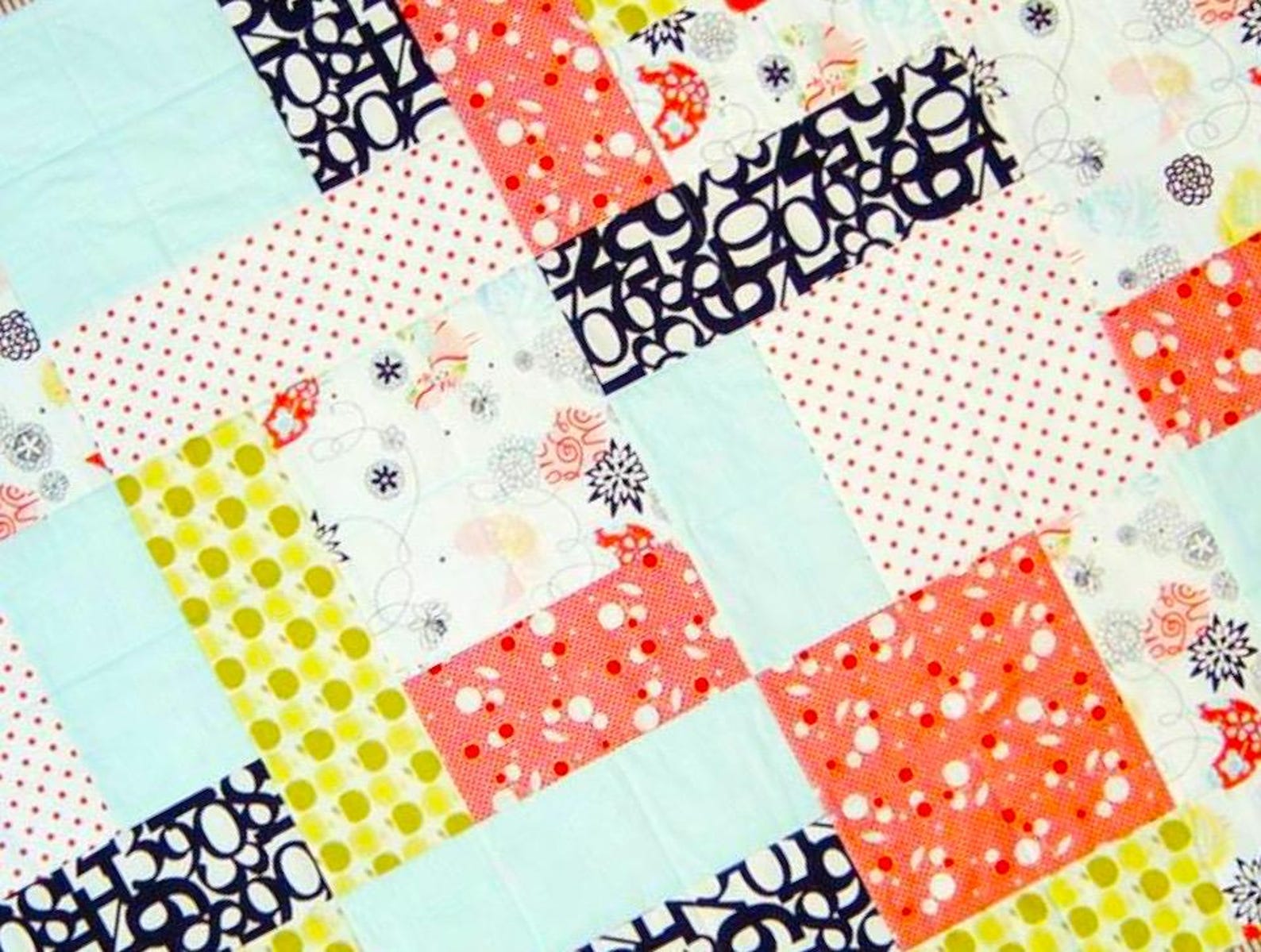Mod Cot Quilt Mini PDF Pattern by Emma Jean Jansen - Immediate Download ...