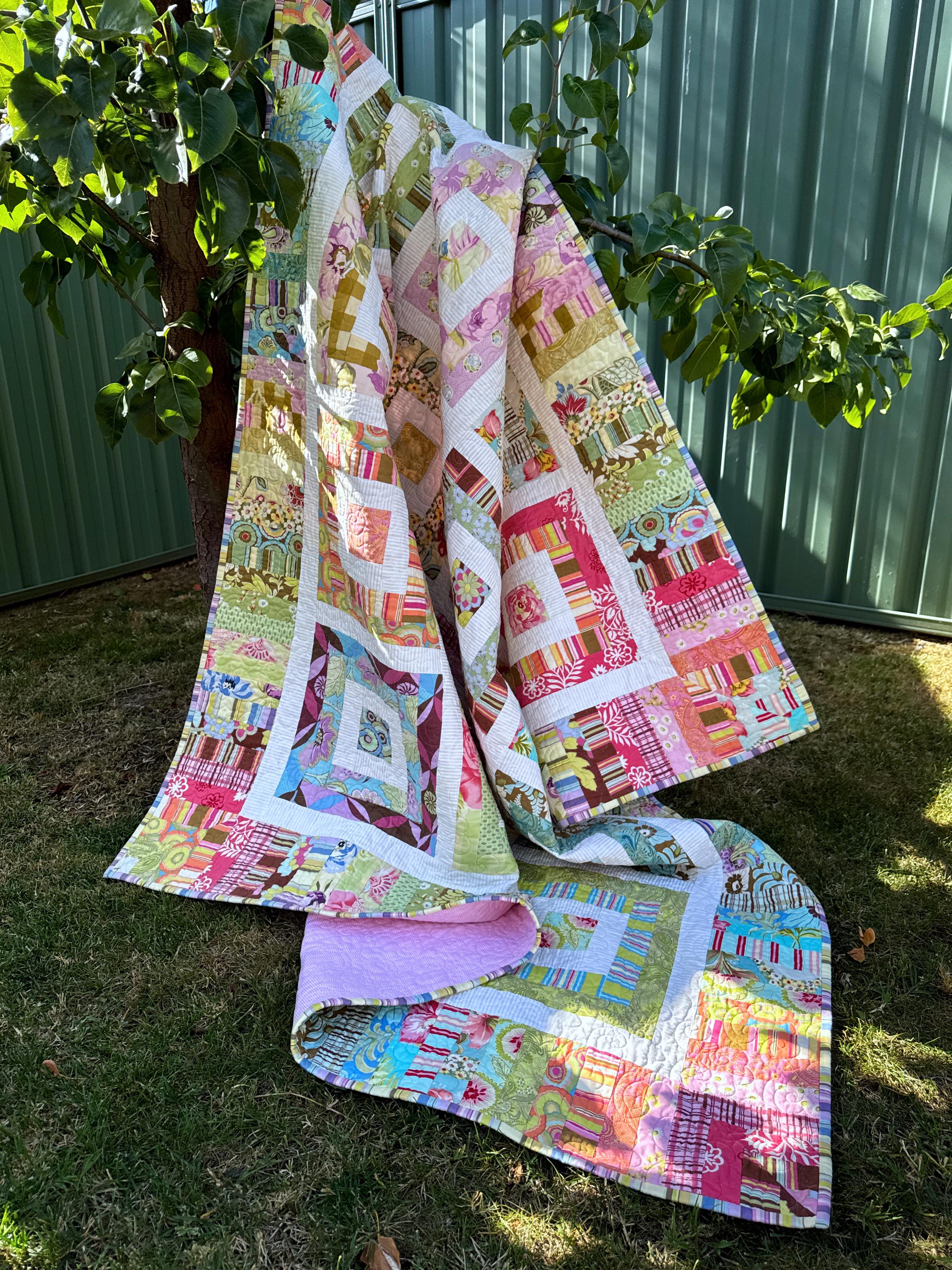 Funky Scrap Quilt PDF Pattern by Emma Jean Jansen - Immediate Download ...