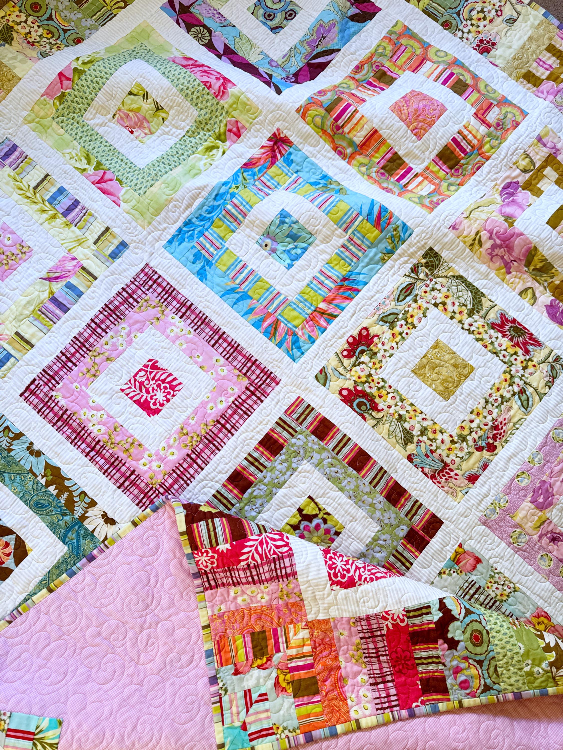 Funky Scrap Quilt PDF Pattern by Emma Jean Jansen - Immediate Download ...