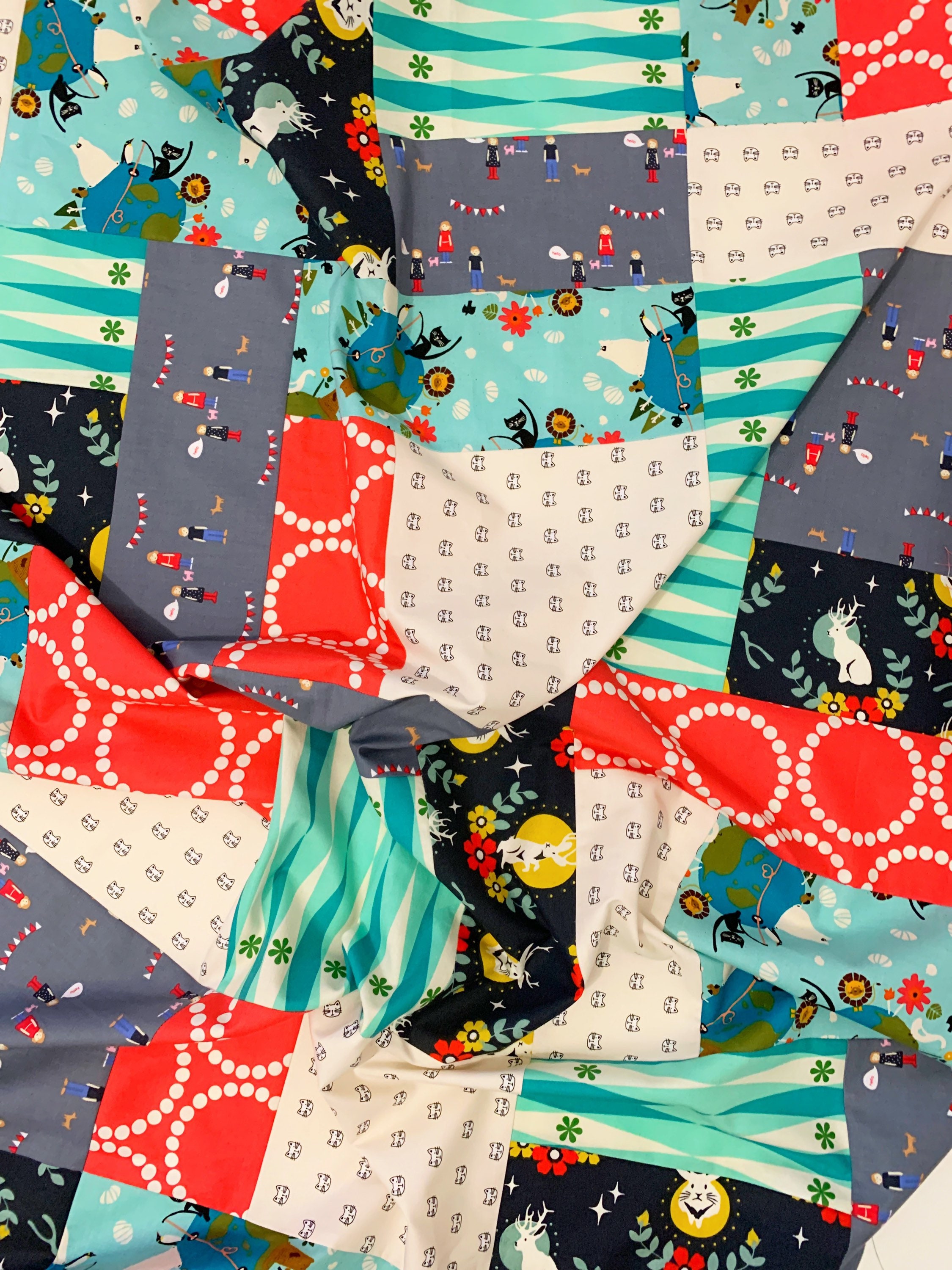 Mod Cot Quilt Mini PDF Pattern by Emma Jean Jansen - Immediate Download ...