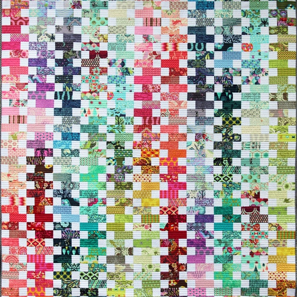 Zip It Quilt Mini PDF Pattern par Emma Jean Jansen - Téléchargement immédiat