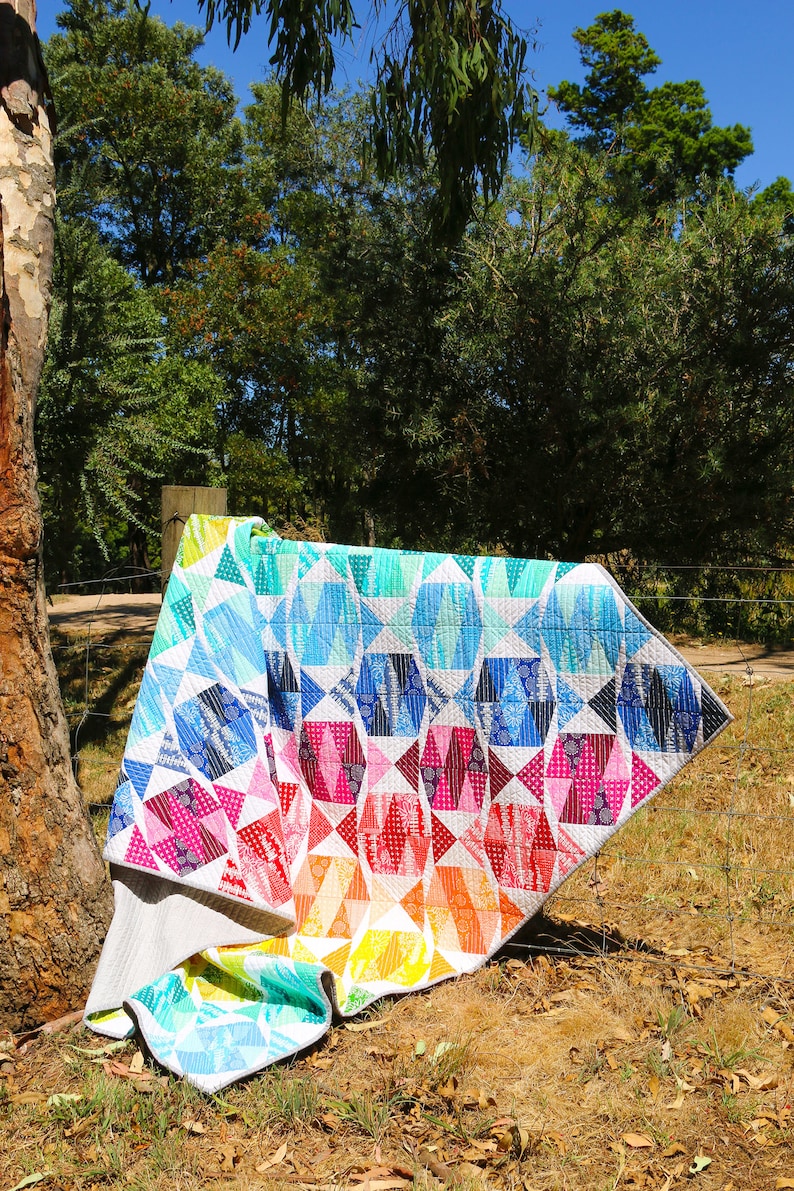 Gemstone Tumble Quilt PDF Pattern by Emma Jean Jansen Immediate Download image 10