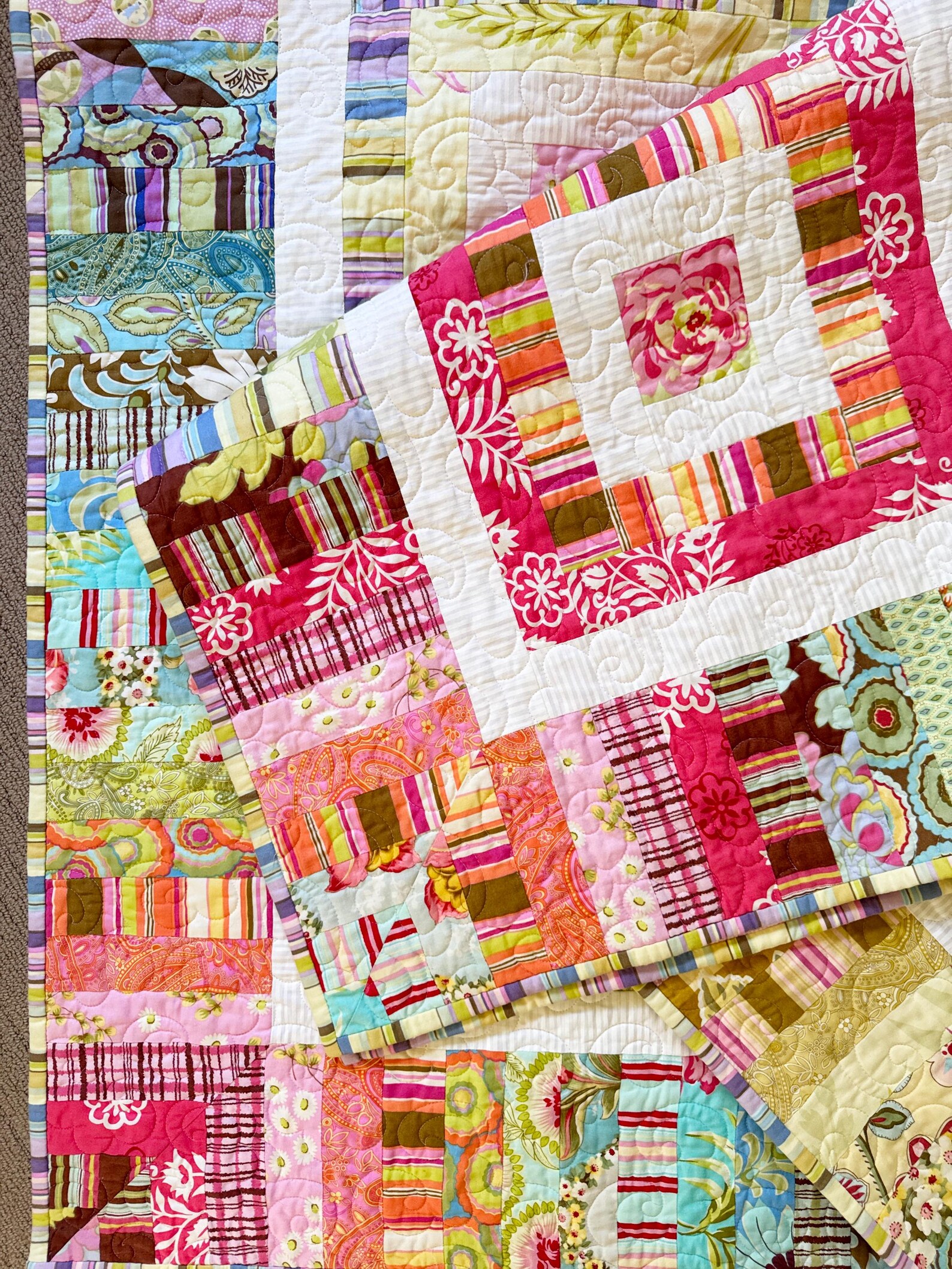Funky Scrap Quilt PDF Pattern by Emma Jean Jansen - Immediate Download ...
