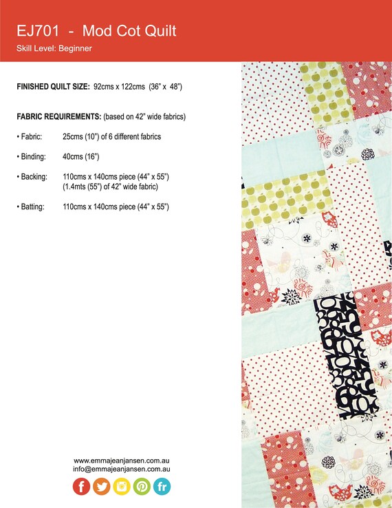 Mod Cot Quilt Mod Cot Quilt