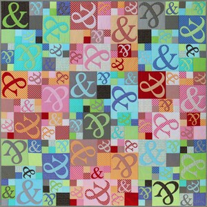 Ampersand Quilt PDF Pattern von Emma Jean Jansen - Sofortdownload