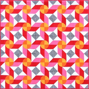 Around The Lake Quilt PDF Pattern by Emma Jean Jansen - Immediate Download