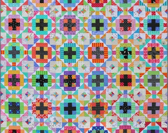 Cross Current Quilt PDF Pattern by Emma Jean Jansen - Immediate Download