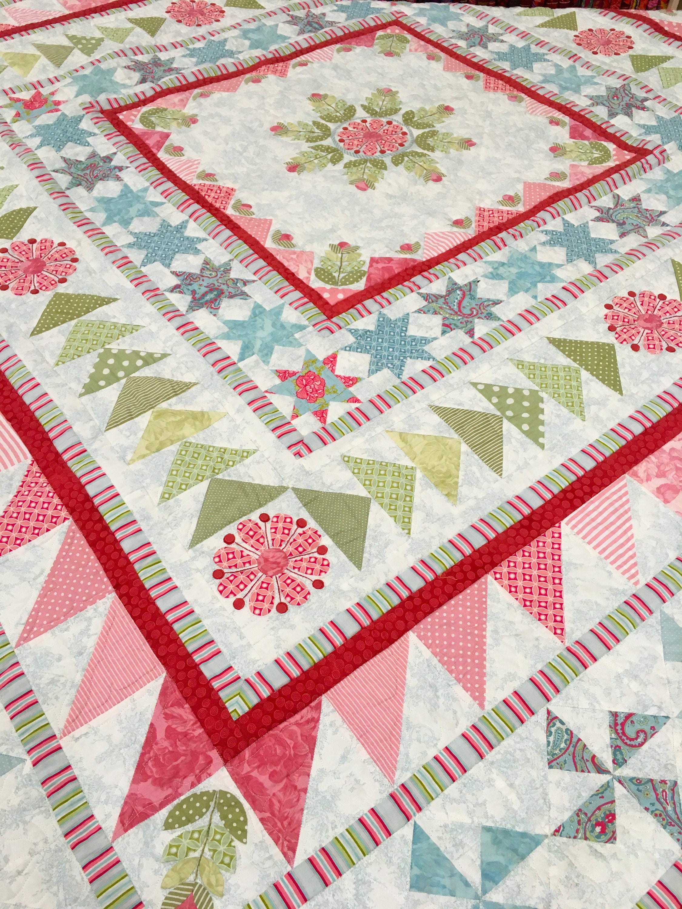 snowflake medallion quilt pattern
