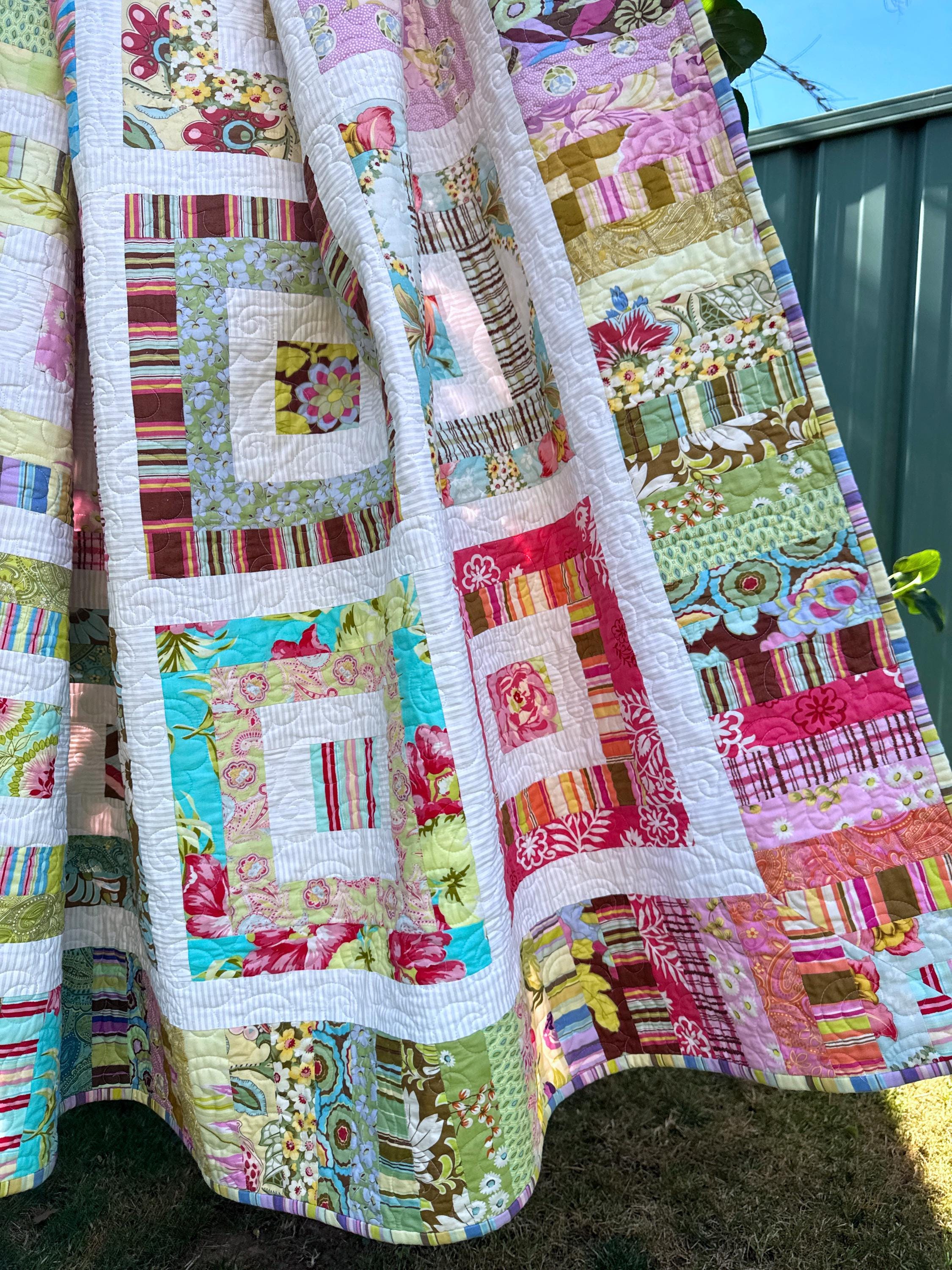 Funky Scrap Quilt PDF Pattern by Emma Jean Jansen - Immediate Download ...
