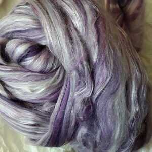 Merino,  Rose, Mulberry Silk, Faux Cashmere  glitz 3 oz