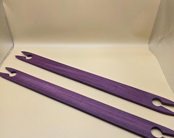 22, 14, 10, 6, 8 Zoll Purple Heart Holzschiffchen