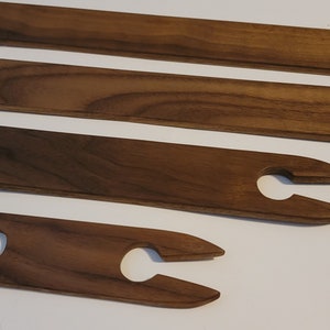 22 , 14 , 10. 6 in Black Walnut shuttles