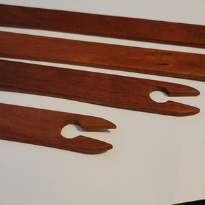 22 , 14 , 10. 6 in Bubinga shuttles