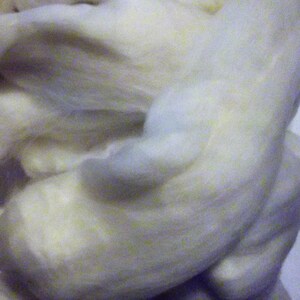 Ultra Fine Merino, White , with glitz 3oz