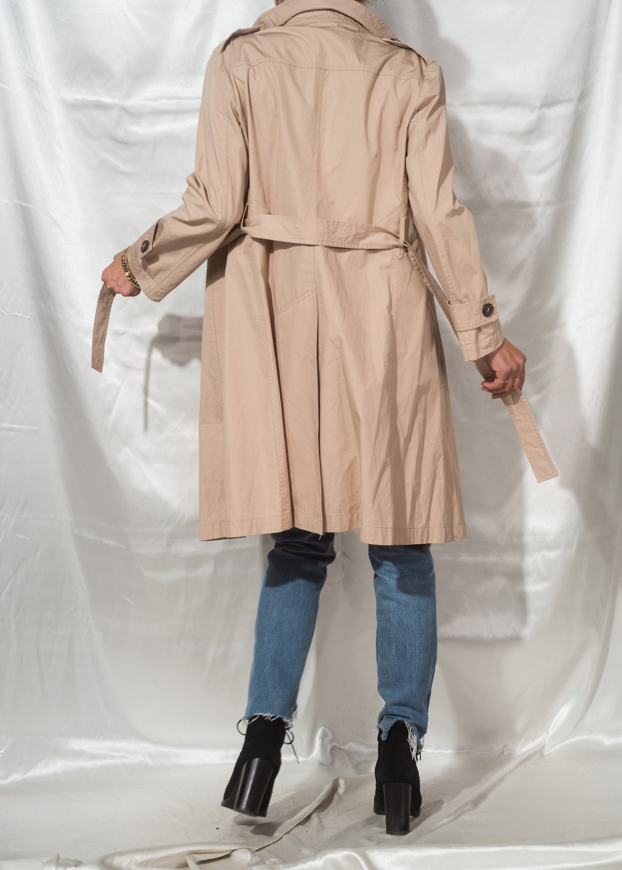 送料無料新品 2000ss miumiu fake gimmick trench coat tdh