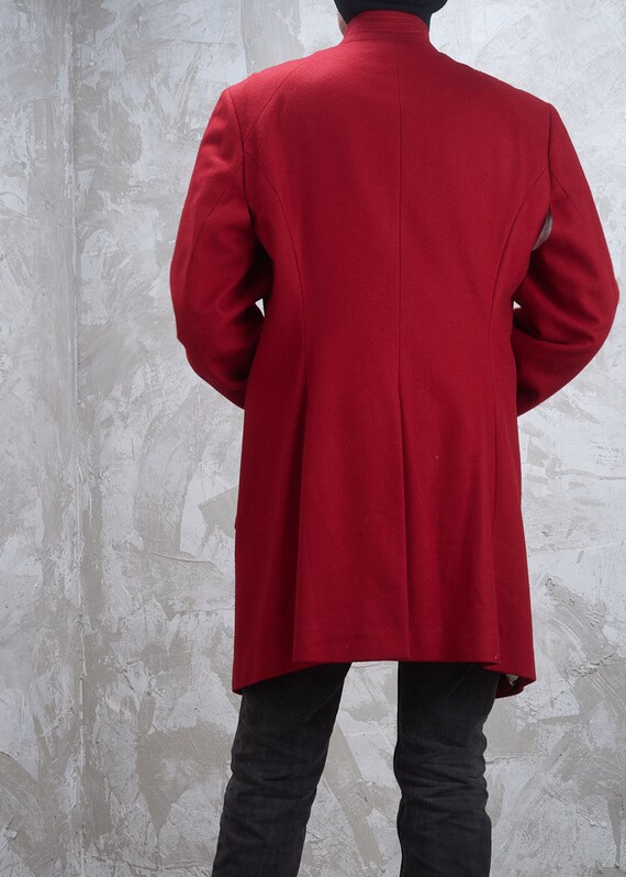VIVIENNE WESTWOOD MAN 1998-99 Runway Collection Red Felted Wool