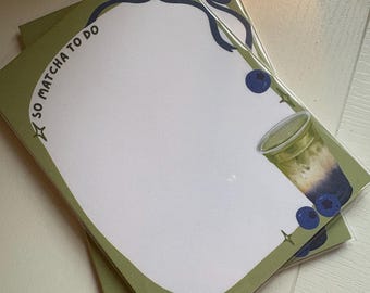 So Matcha To Do Notepad • Memo Pad