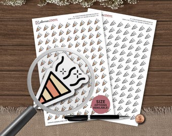 Party Symbol Symbol | Planer Aufkleber | Benutzerdefinierte Größe und Farbe | Für Planung, Bullet Journal, Scrapbook
