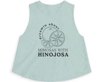 Débardeur court musclé mimosas avec Hinojosa pour femme | graphique plus grand