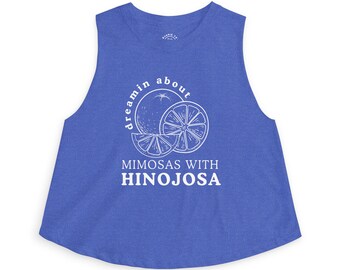 Débardeur mimosas avec Hinojosa Débardeur court muscle | logo blanc