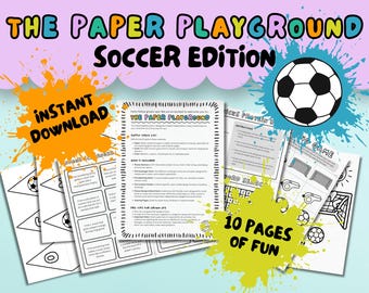 Pack d'activités Coupe du monde de football pour enfants – Lot imprimable (téléchargement numérique)
