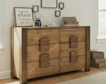 Fallon Rustic Brown Dresser