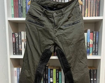 DEGNER Japanska bikerbyxor i koläder, herr, storlek 34 XL