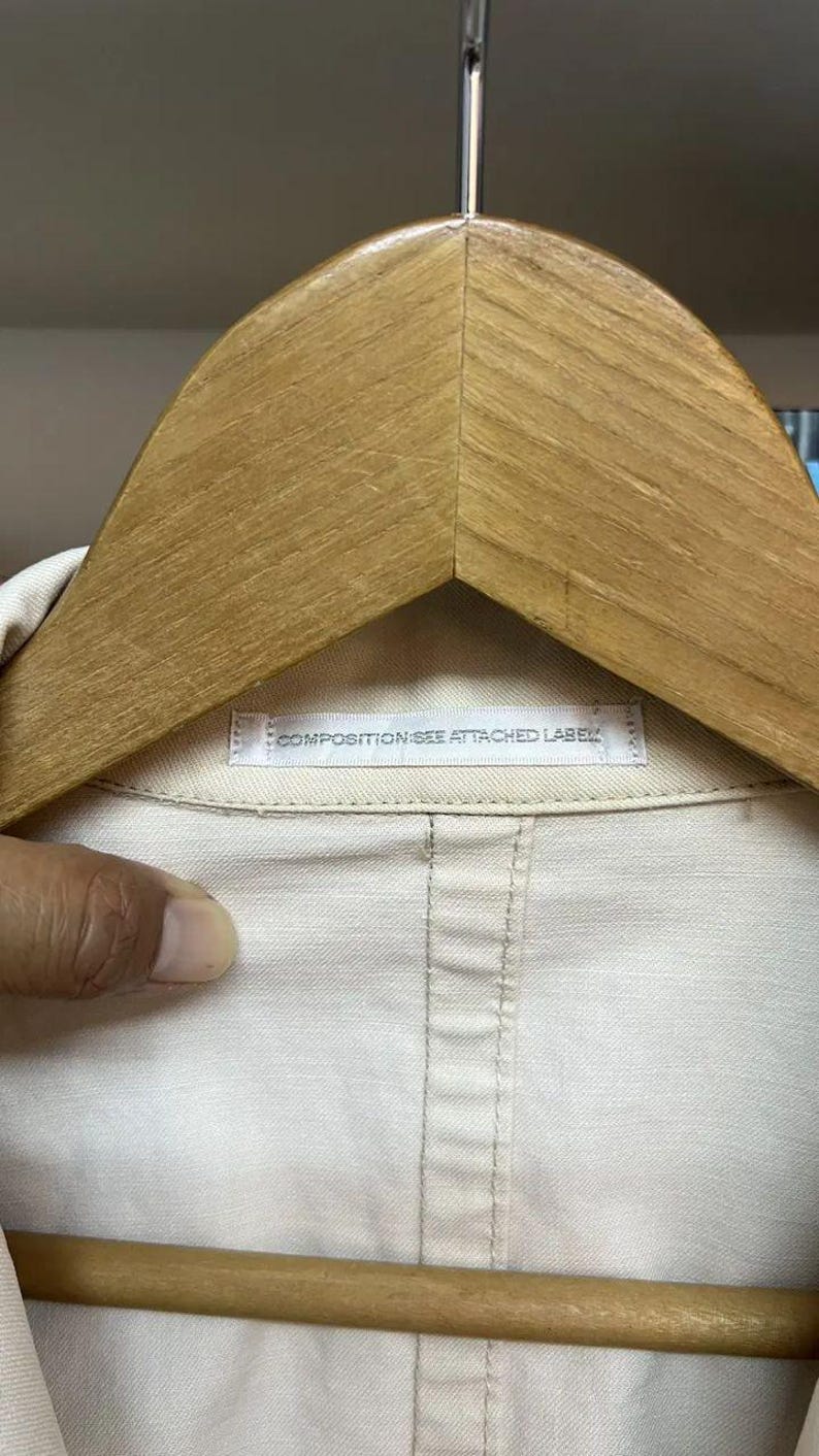 Abrigo Vintage Y's para hombre, talla mediana, marca Yohji Yamamoto. imagen 6