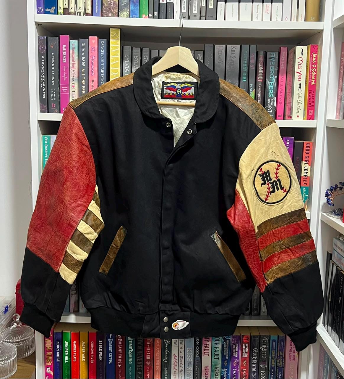 Mickey mouse leather jacket - Etsy 日本