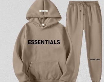 Essentials Tracksuit Set | Oversized Hoodie Jogger Unisex Streetwear