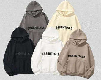 Essentials Hoodie Unisex Premium | Oversized Streetwear Hoodie Men Women | Minimal Pullover Sweatshirt | Casual Y2K Outfit