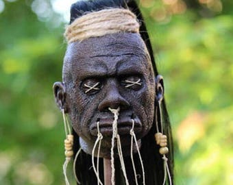 Shrunken Head Tribal Replica