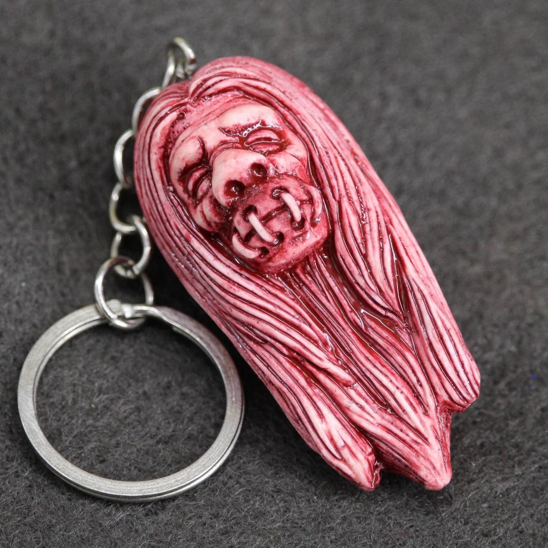 Shrunken Head Keychain - Etsy