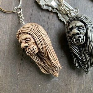 Shrunken Head Keychain