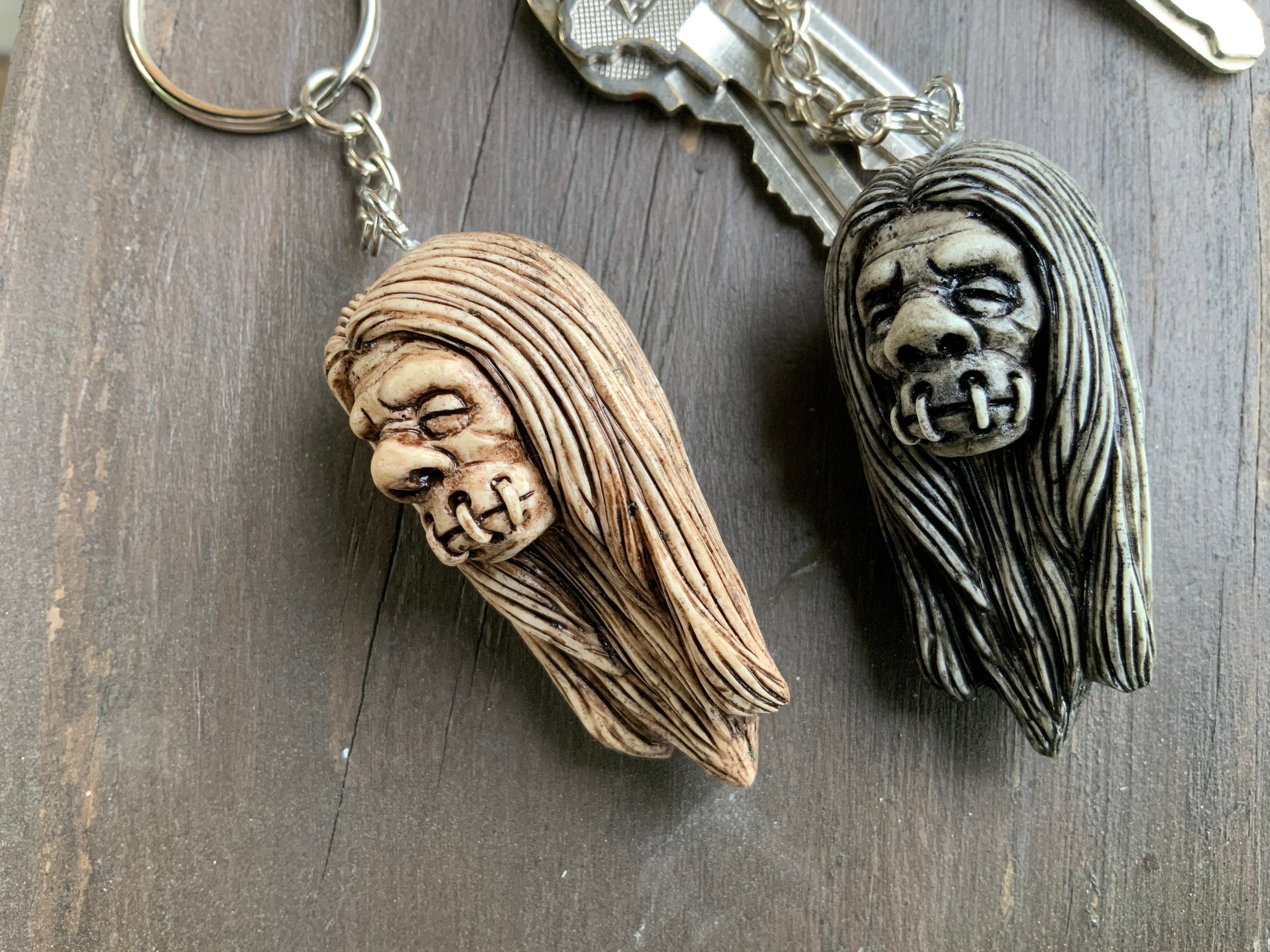 干し首キーホルダー - Etsy 日本