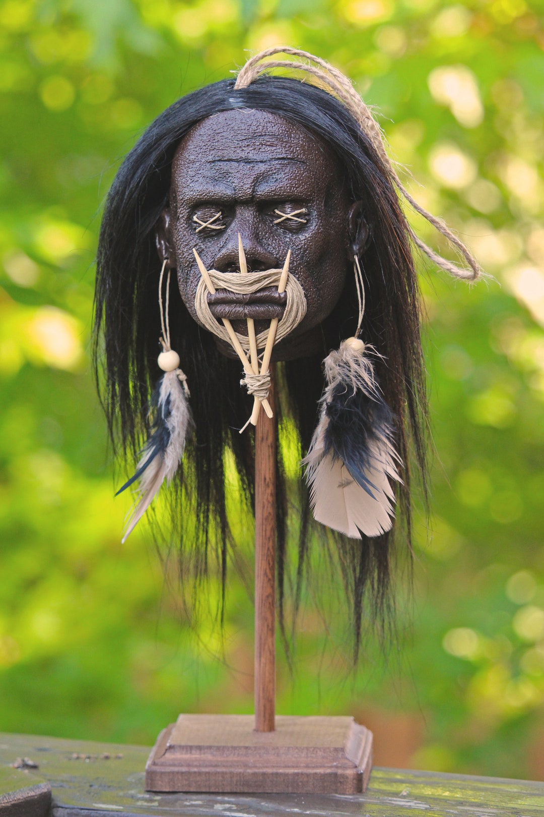 Shrunken Head Replica Etsy