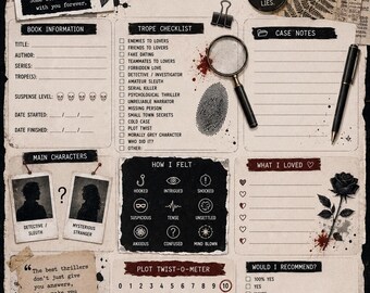 Leesdagboek voor mysteriethrillers