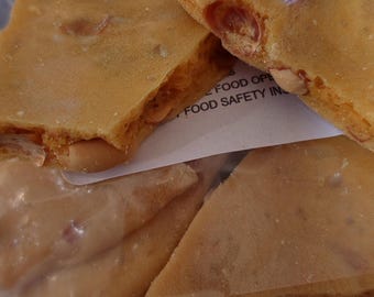 Peanut Brittle or Honeycomb (No Peanuts)  Gluten Free Homemade, Great Grandfather's recipe