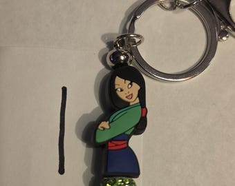 Disney and Character Inspired Keychains- Mulan, Pocahontas, Mickey & Minnie Mouse, Donald Duck, Daisy, Stitch, Angel, Minion, Princess Peach