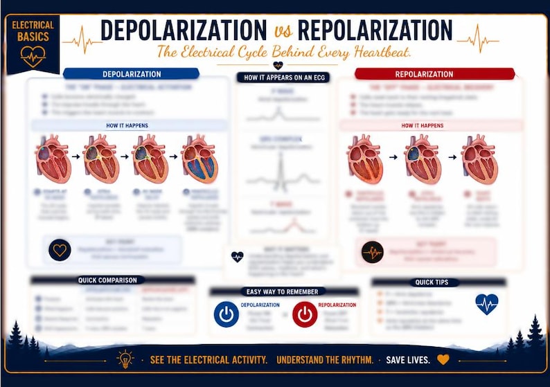 Cardiac Anatomy & Electrophysiology Made Simple | ECG Basics Study ...