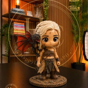 Ember Puff STL (Inspirado en Daenerys de Juego de Tronos)