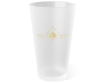 Elegante bicchiere da birra satinato