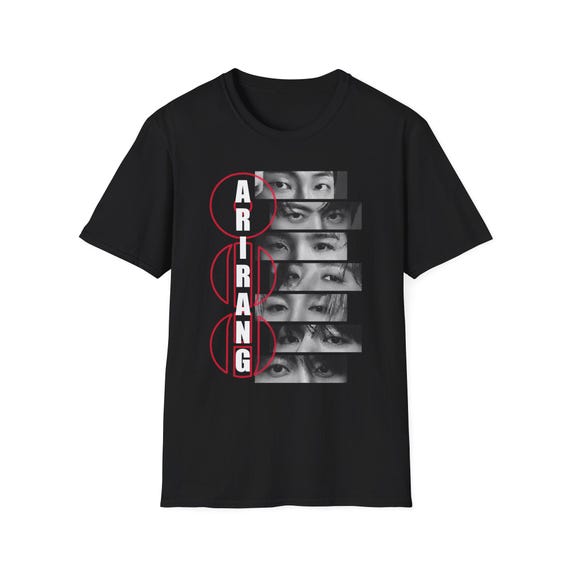 BTS ARIRANG Eyes Graphic T-shirt | K-pop Inspired Vintage Photo