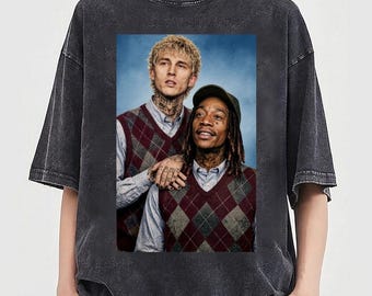 Funny MGK And Wiz Khalifa Comfort Colors Band Tee, Besties Music Concert Shirt, Great Gift for Music Lovers & Friends