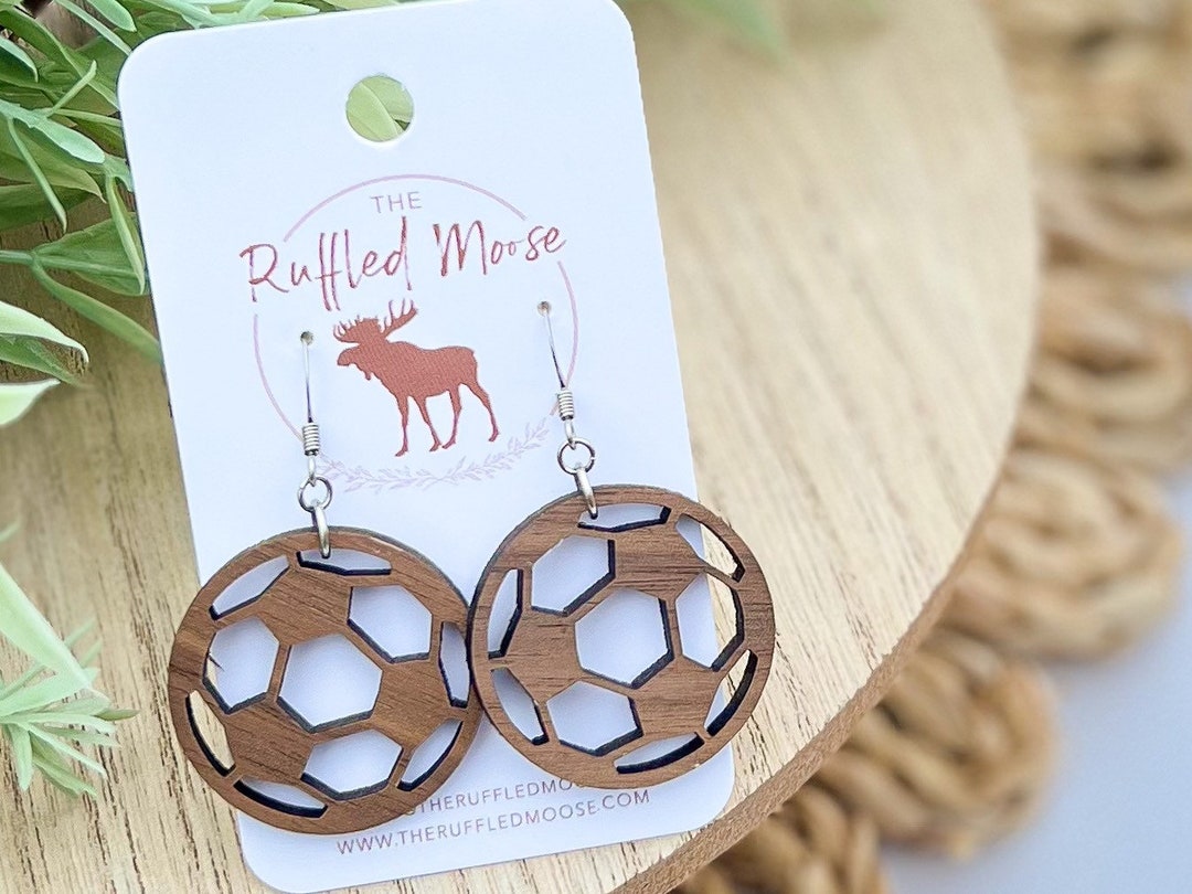 Soccer Earrings, Soccer Jewelry for Women, Soccer Mom Earrings, School ...