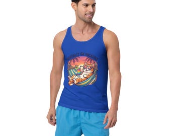 Camiseta sin mangas para hombre "Vacaciones"