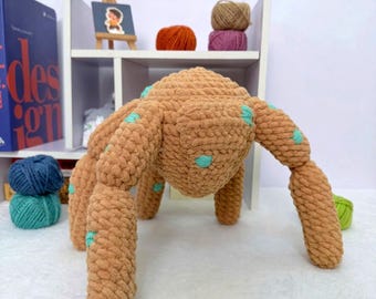 Rocky Crochet Doll, Project Hail Mary Amigurumi, Handmade Alien Plush, Sci-Fi Book Character Gift, Nerd Collector Decor