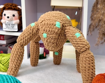 Rocky Amigurumi Crochet Doll, Project Hail Mary Plush, Handmade Sci Fi Collectible, Book Lover Gift, Cute Alien Crochet Toy
