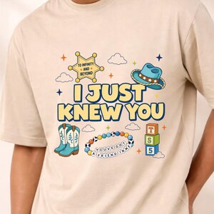 Retro Toy Story 5 PNG, I Knew It I Knew You Western Cowgirl Boots Friendship Bracelet Shirt Design Graphic Download File,Trendy Png image 7