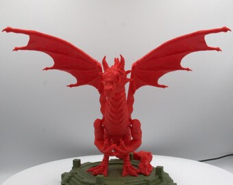 Articulated Flexi Dragon Fidget Toy – 3D Printed Desk Companion, Sensory Play Tool